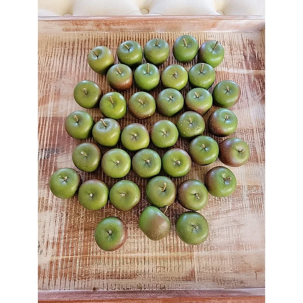 Apples Green Red Mini Vase Filler Bowl Decor